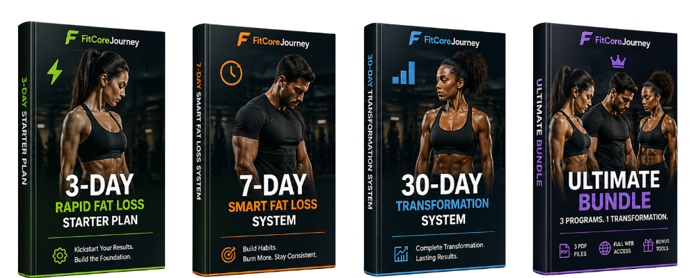 FitCoreHQ fat loss plan PDFs